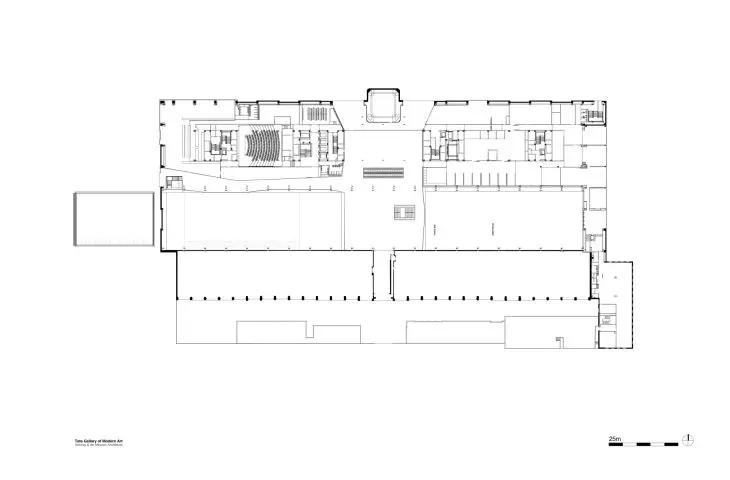 Tate Modern Gallery in London - building plan