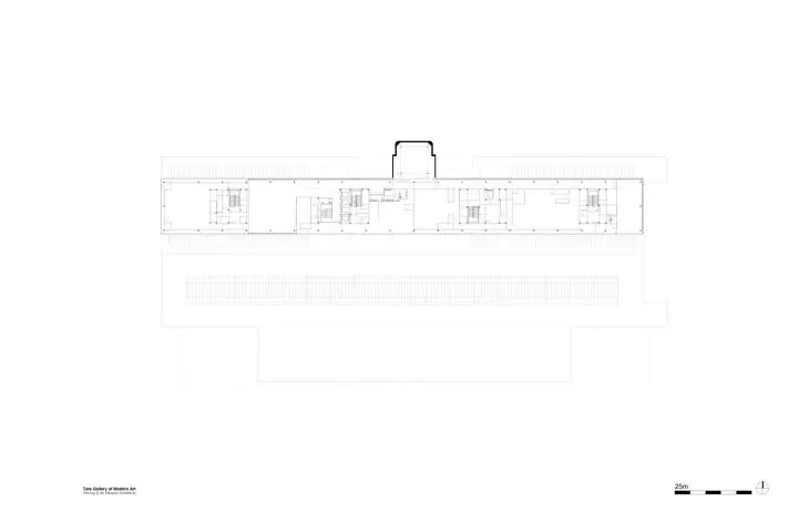 Tate Modern Gallery in London - building plan 