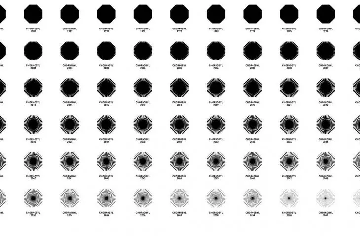 series showing the stages of logo fading
