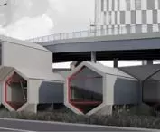 Hostel under the flyover