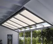 Portofino under glass - awning for glass roofs and conservatories