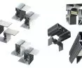 Aluminum profiles, LED lighting systems and accessories for stretch ceilings
