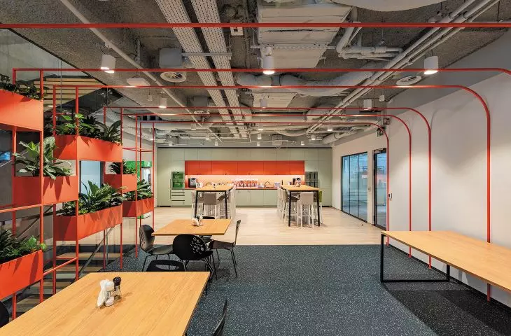 SonaSpray® K-13 acoustic plaster, Warsaw office