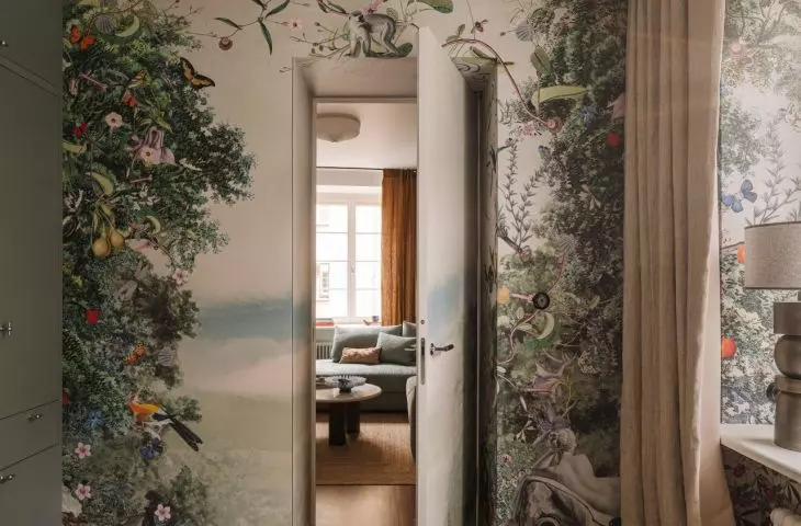 Hidden bedroom door