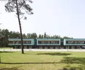 Training center for athletes in Druskininkai, Lithuania - elevation of the facility from the other side of the building