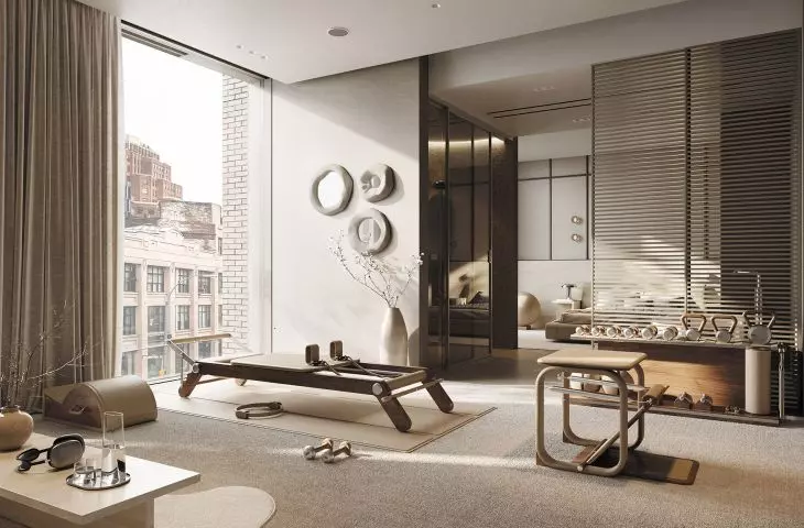 Pilates equipment line, PENT.