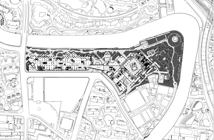 Shanghai's 1000 Trees shopping mall - development plan