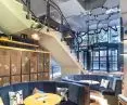 Hotel lobbies, although large, do not have to be overwhelmed by reverberating and echoing sounds. Acoustic designer ceilings can be installed on the ceiling or walls, while Heradesign wall coverings can be installed on the walls
