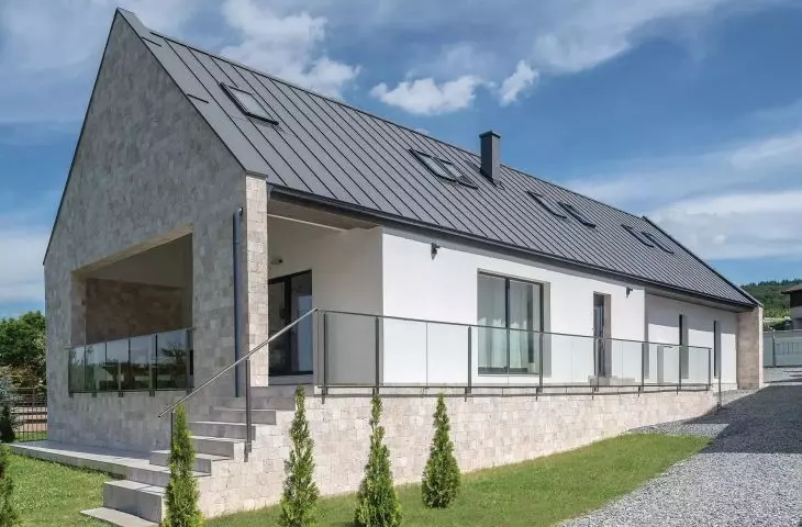 Panel dachowy na rąbek firmy Blachy Pruszyński  