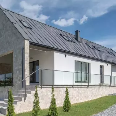 Panel dachowy na rąbek firmy Blachy Pruszyński  