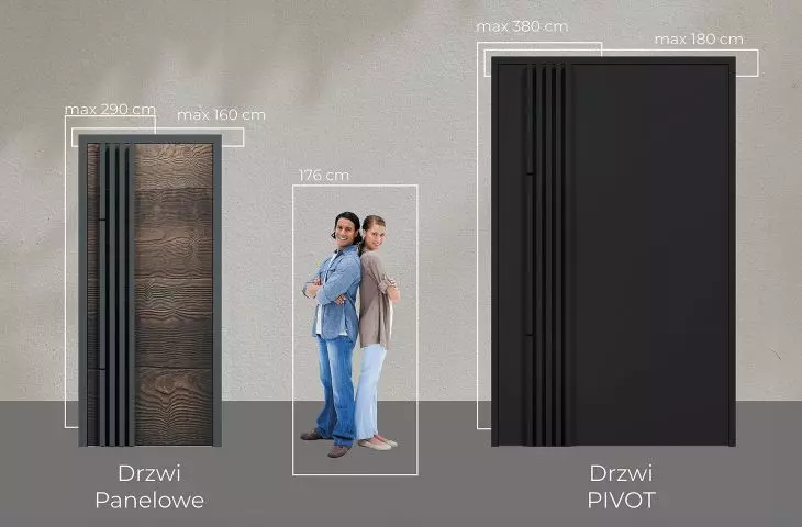 Panel doors vs PIVOT doors 