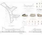 plan level -1, sections