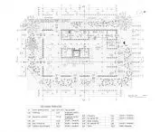 First floor plan of the pavilion