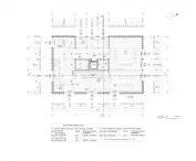 First floor plan of the pavilion