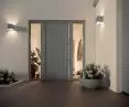 Thermo65 steel door, pattern 515, HB 38-2 stainless steel handle, CH 9007 matt deluxe color with optional side elements