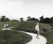 contemplative path on the roof