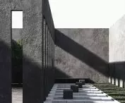 inner courtyard
