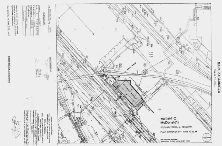 pawilon McDonald's w Poznaniu, projekt z 1994 r.: Michał Ankiersztajn i Jarosław Wroński