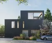 Park Hill complex of single-family houses in Warsaw