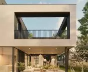 Park Hill complex of single-family houses in Warsaw