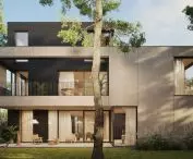 Park Hill complex of single-family houses in Warsaw