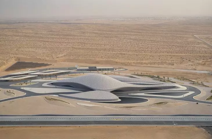 BEEAH headquarters in Sharjah, United Arab Emirates - aerial view