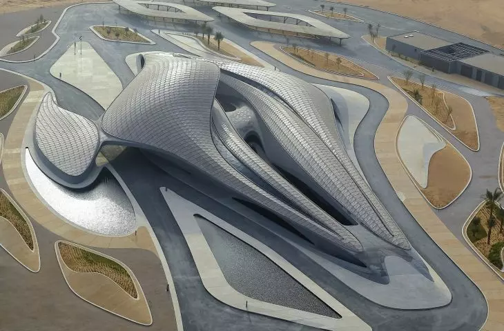 BEEAH headquarters in Sharjah, United Arab Emirates - inside the building there are two main wings
