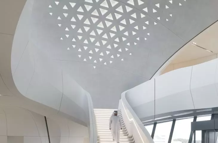 BEEAH headquarters in Sharjah, United Arab Emirates - dome inside the building 
