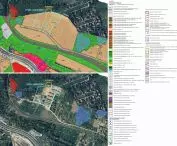 Comparison of MPZP Wieliczka and satellite image 