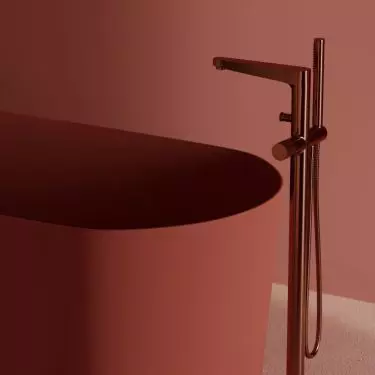 The tone sur tone trend involves juxtaposing different shades of the same color