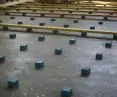Point bearing floor