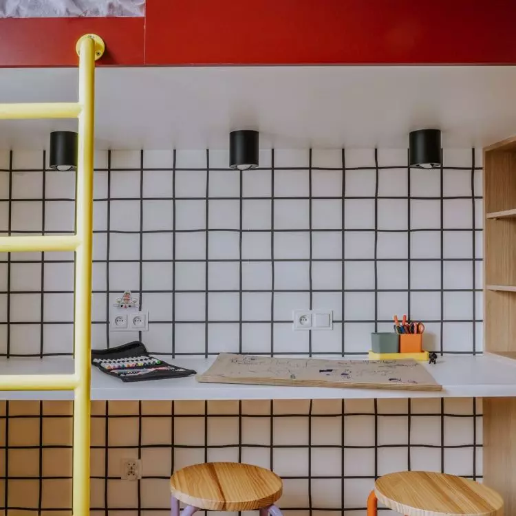 Colorful apartment designed by Karolina Augustyn and Monika Cieplak