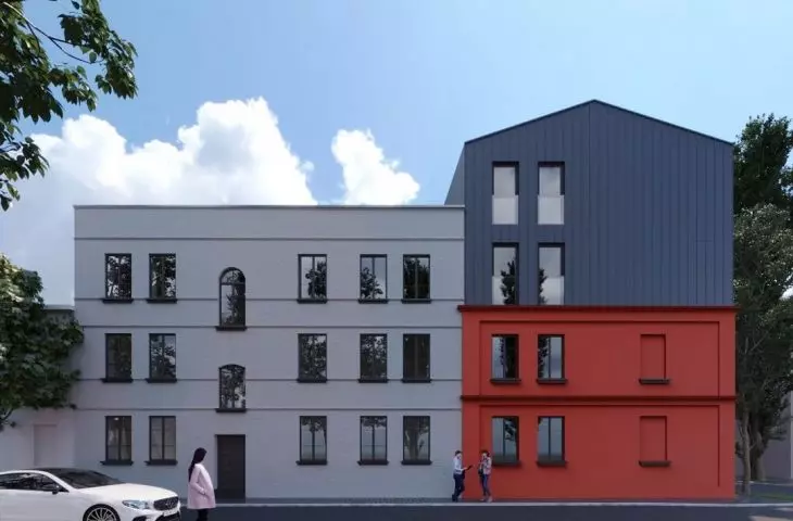 wizualizacja modernizacji od strony ulicy Grochowej