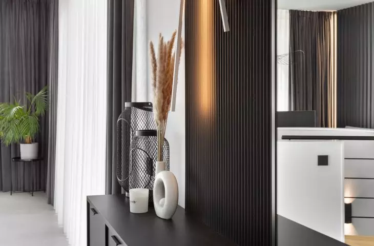Interior of an apartment in the Baildomb estate in Katowice, Poland