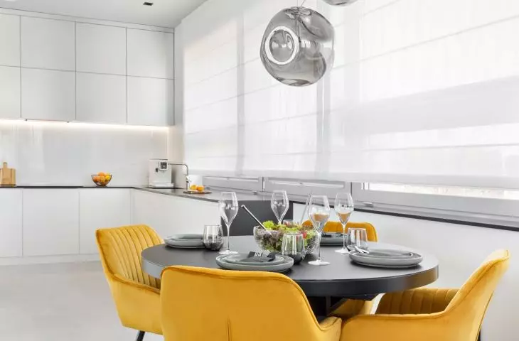 Interior of an apartment in the Baildomb estate in Katowice, Poland
