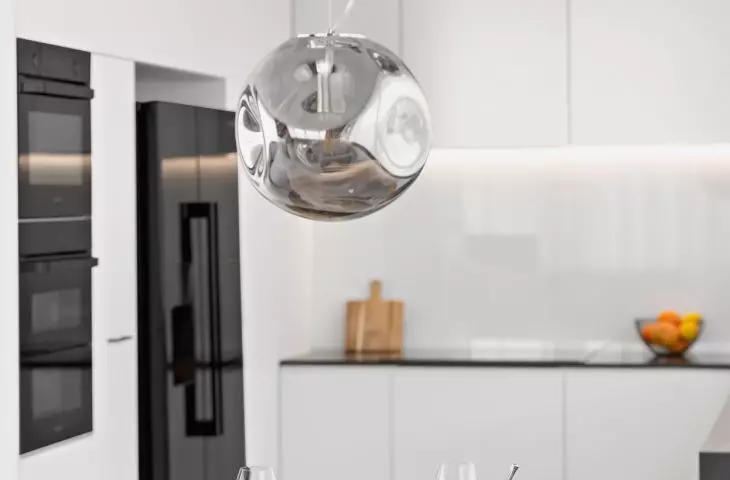 Interior of an apartment in the Baildomb estate in Katowice, Poland