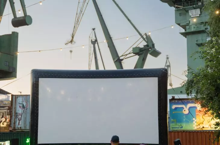 Summer open-air cinema at 100 yard