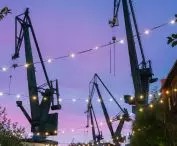 The space is located in the post-shipyard areas