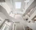 The cage with the carved staircase proved a hit with the public