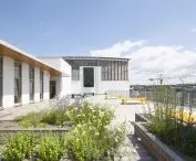 Rozbudowa centrum kulturalnego w Namur — taras na dachu 