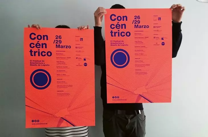 plakat 1. edycji Concéntrico w Logroño 