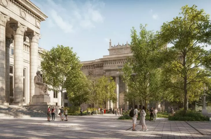 Central Square is part of Defilad Square and another element of the New Warsaw Center