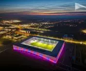 Stadion z widokiem na miasto