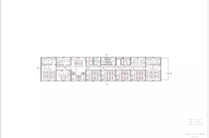 third floor plan, lighting