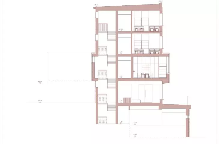 cross-section A-A