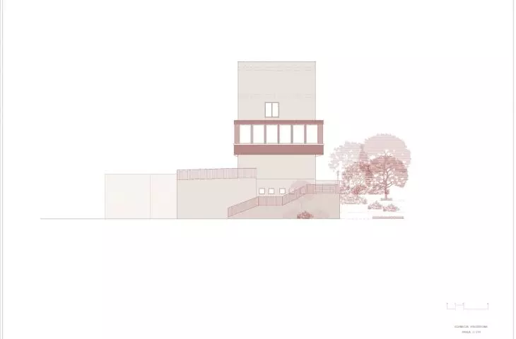 south elevation