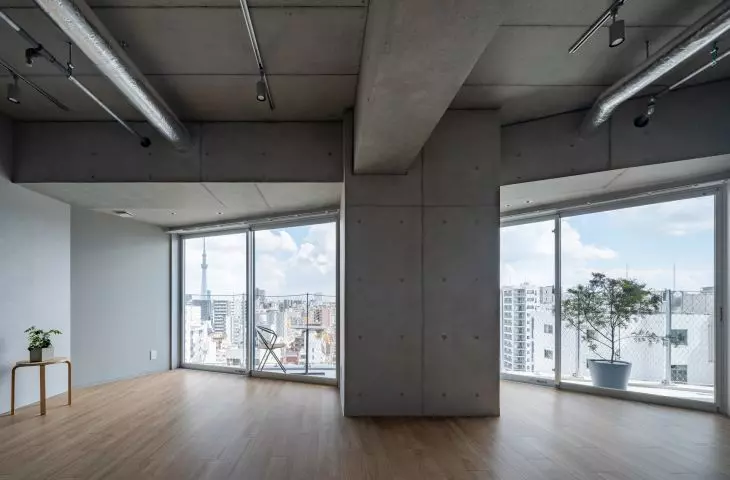TOPAZ Shinokachimachi apartment complex in Tokyo - interior view  
