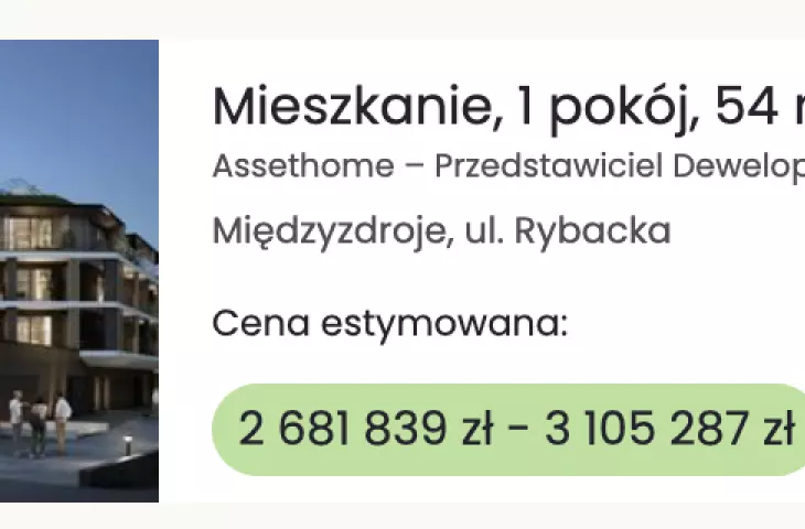 Screen ze strony rynekpierwotny.pl o inwestycji The Sea Resort