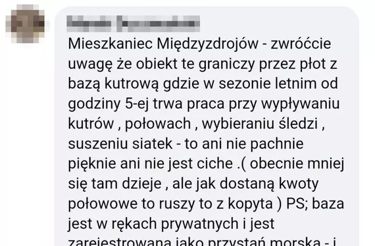 Screen from the comments under the Facebook post regarding the investment.