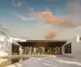 Muzeum Galusta Gulbenkiana w Lizbonie — widok na bryłę  